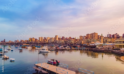 Autumn is certainly my favorite season. After sunset in Alexandria coast Egypt. 