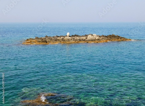 The island of Pefnos where according to a myth, Leda gave birth to an egg fathered by Zeus, from which Helen of Troy was born