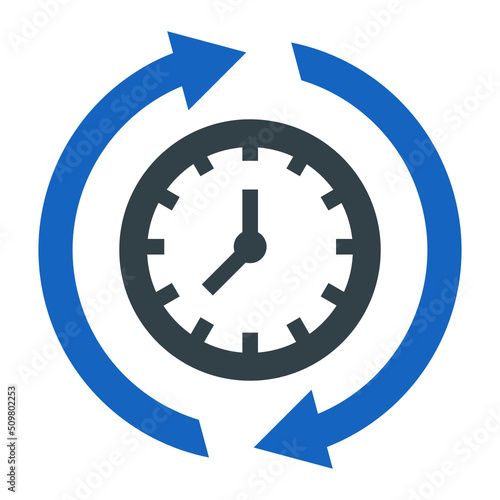 24 Hours Icon Design