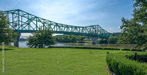 Bartow Jones Bridge also known as the Kanawha River Bridge is a through truss bridge over the Kanawha River on WV-2 between Point Pleasant and Henderson, West Virginia