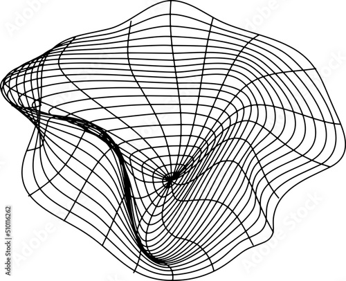 Abstract Wireframe Elements