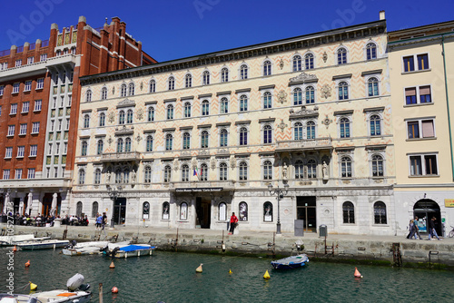 Carlo Schmidl museum on Gran Canal in Trieste, Italy