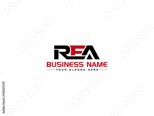 Minimalist REA Logo Icon, Creative RE Logo Letter Vector Image Design For Your Modern Business