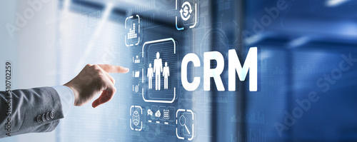 CRM Customer Relationship Management. Customer orientation concept