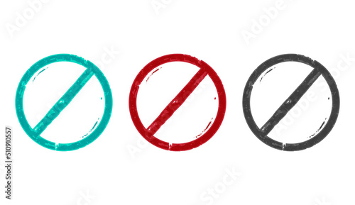 Banned prohibited and ban stamp and stamping