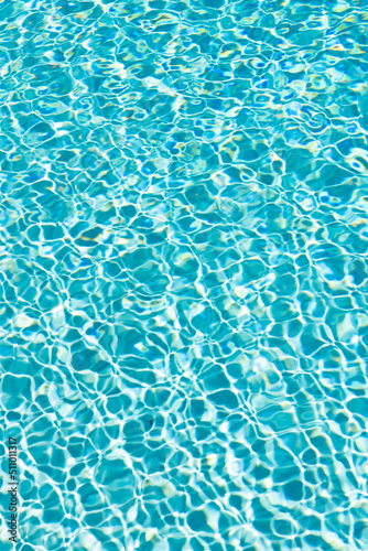 rippled ocean water blue color in summer resort