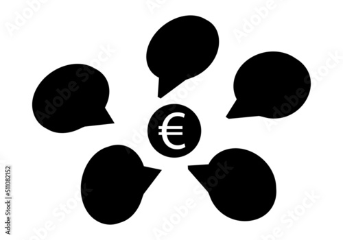 Conversación, diálogo o charla sobre el euro