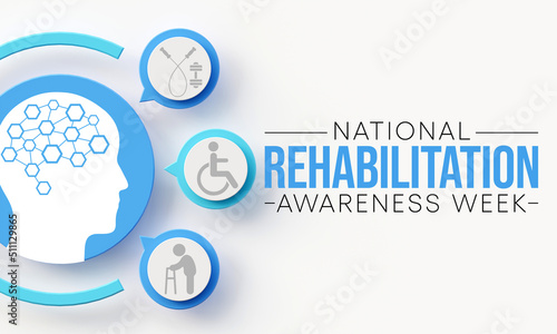 National Rehabilitation awareness week is observed every year in September, it is a branch of medicine that aims to enhance and restore functional ability and quality of life. 3D Rendering