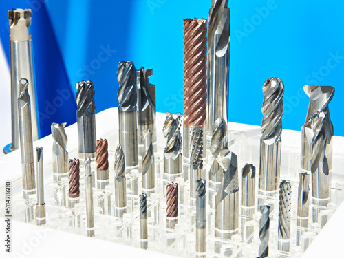 End mills and drills in exhibition