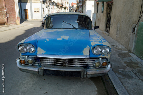 old classic car in the streets of havana