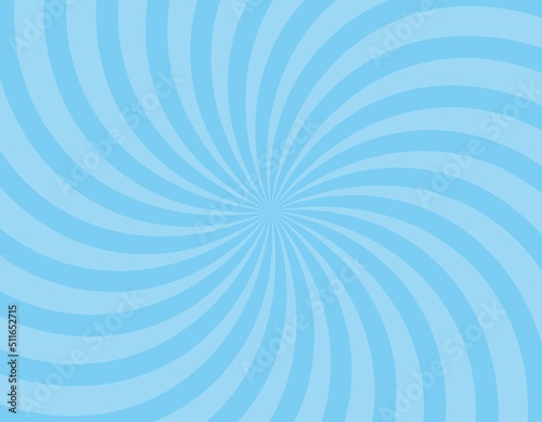 集中線 渦 渦巻 スパイラル 回転 吸収 余白 スペース 青色 水色