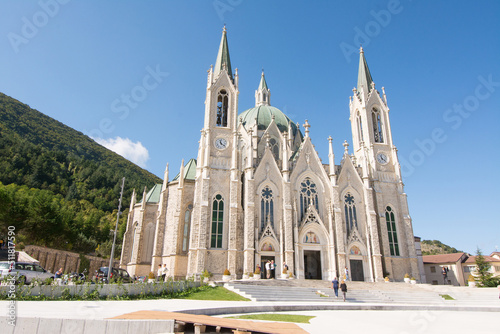 Basilica santuario di Maria Santissima Addolorata, is a modern-day sanctuary located in the Matese park, near Isernia