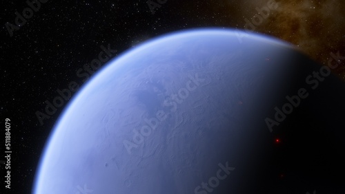 Abstract planets and space background 