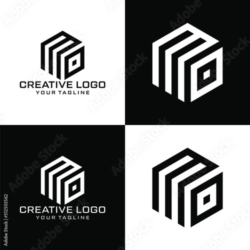 Creative letter mo logo design vektor