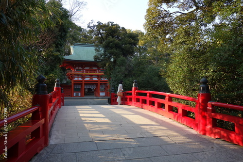 大宮氷川神社 神橋 楼門 埼玉県 さいたま市