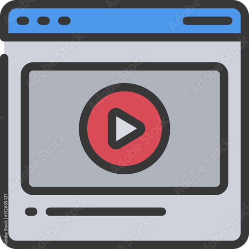 Website Video Icon
