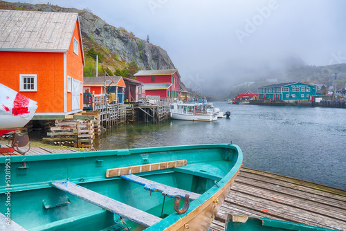 Charming fishing village of Quidi Vidi in St John's, Newfoundland, Canada