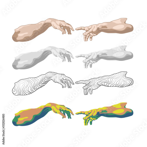 Creation of Adam by Michelangelo