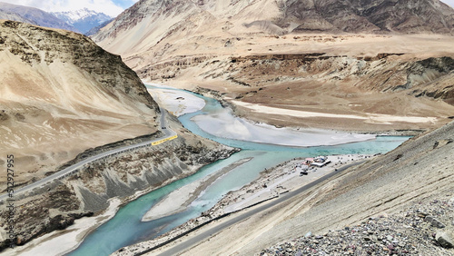 Sangam - Confluence of Zanskar and Indus river
