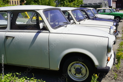 Car trabant from the production of the former GDR