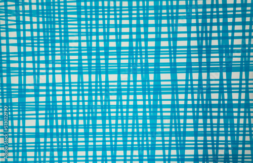 Gestreifter Hintergrund in abstrakten Streifen und Linien in türkis-blau