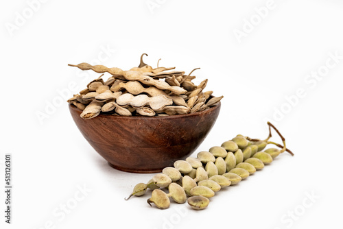 Babul fali babool phali or acacia arabica or himalaya babul pods seeds and babul dry