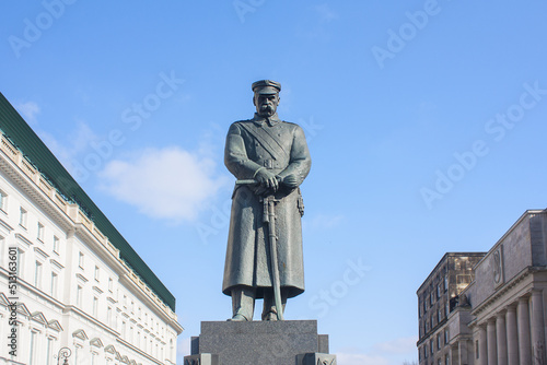 Monument to Józef Pilsudski in Warsaw