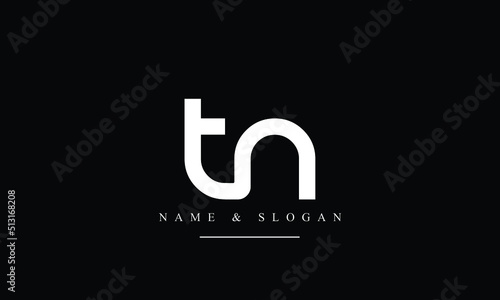 TN, NT, T, N abstract letters logo monogram