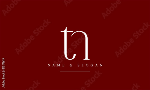 TN, NT, T, N abstract letters logo monogram