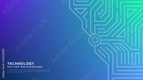 abstract circuit vector bg technology lines background