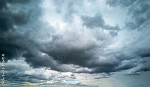 Beautiful cloudy, stormy sky