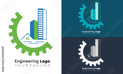 Civil Engineering - Builders - Construction company logo vector files