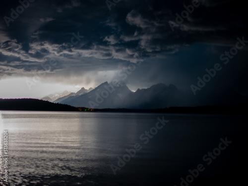 Storm in the Tetons national park