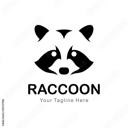 raccoon head logo