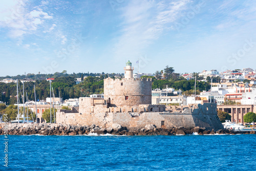 Fort Saint Nicholas in Rhodes island, Greece.