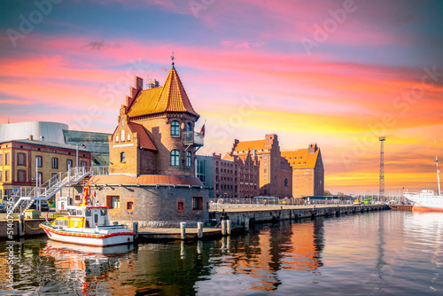 Hafen von Stralsund, Mecklenburg Vorpommern, Deutschland 
