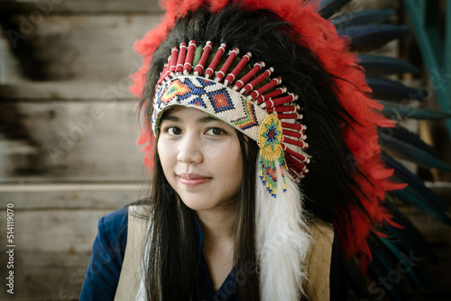portrait of Native American Indian women