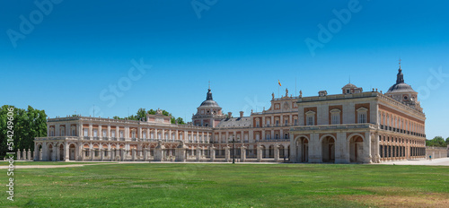Palacio Real de Aranjuez, visto desde el lateral derecho. Comunidad de Madrid.