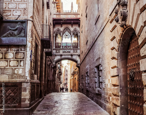 The Gothic Quarter of Barcelona