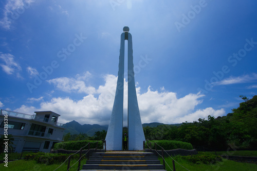 Jingpu Tropic of Cancer Monument. At the farthest point from the equator in the northern hemisphere. you can experience the sun shining directly overhead.