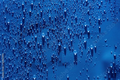 Water drops texture. Drop splash water pattern. Selective focus. Droplet splash rain texture.