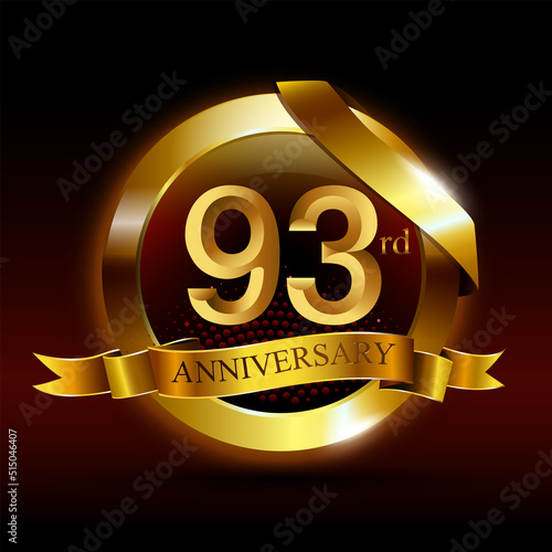 93 years golden anniversary logo