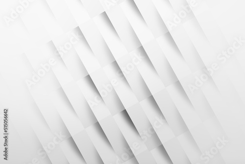 Modern 3d white paper style background
