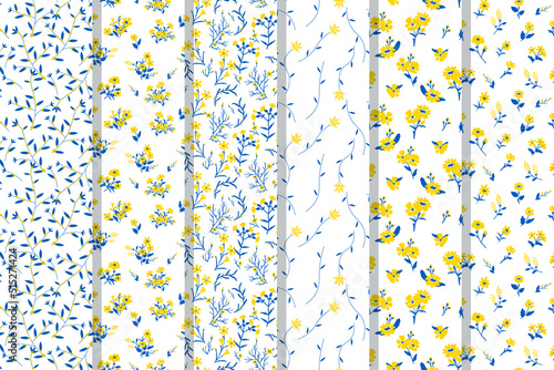 Seamless patterns set