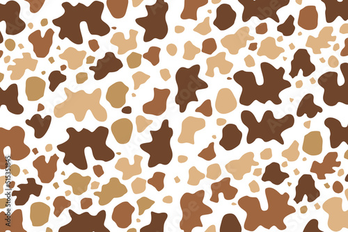 brown color cowhide frame pattern