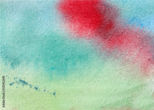 Hand-painted watercolor texture, abstract watercolor background, vector illustration