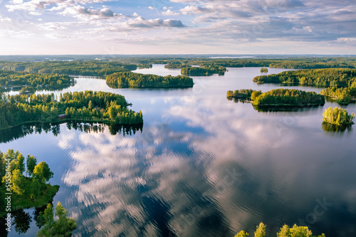 Lake Saimaa at sunset