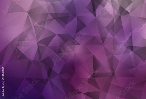 Light Purple, Pink vector template with crystals, triangles.