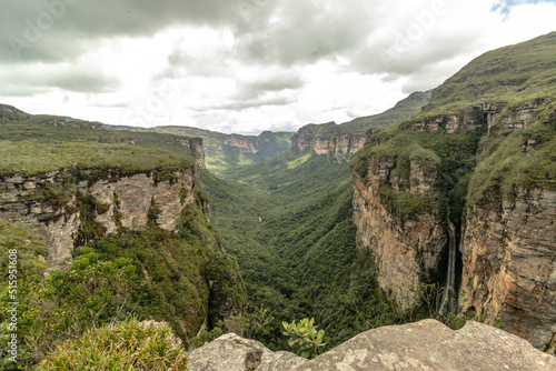 natural viewpoint of Vale do Pati, Chapada Diamantina, State of Bahia, Brazil