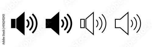 Speaker icon vector. volume sign and symbol. loudspeaker icon. sound symbol